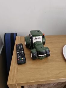 Tractor money box
