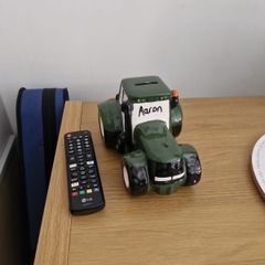 Tractor money box