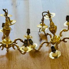 Two matching 5 bulb light fitting. Excellent condition.