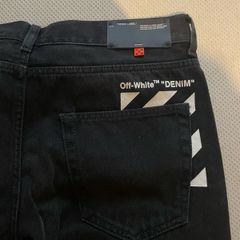 OFF WHITE Slim Black Jeans 32 waist