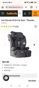 Joie car seat