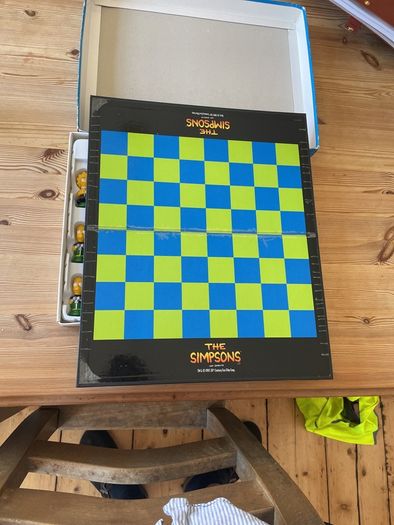 Vintage Simpsons 3-d Chess Set
