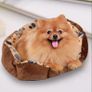 Puppy Kitten Bed Nest Cozy Soft Warm Fleece Image 2
