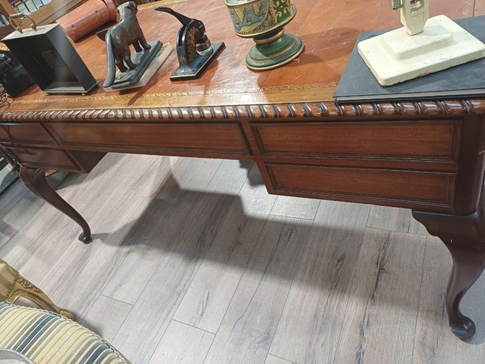 Antique Mahogany Partners Desk