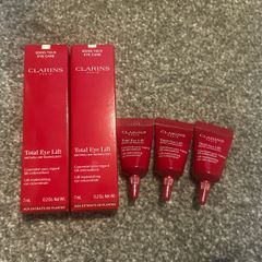 Clarins total eye lift 7ml x 2 plus 3ml x 3