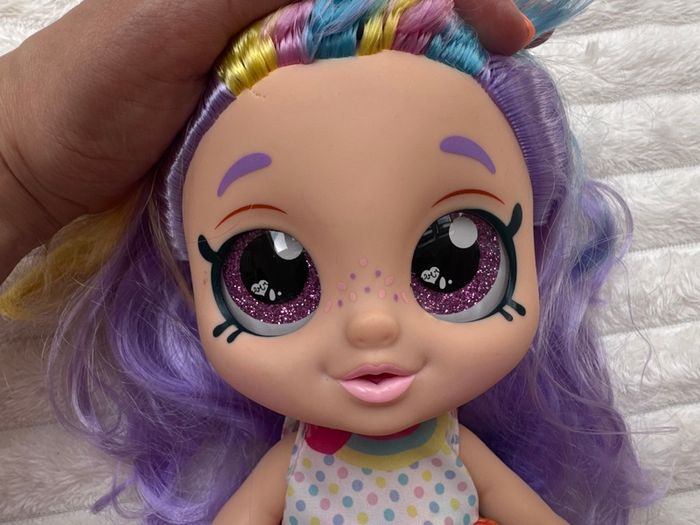Kindi Kids Snack Time Friends Rainbow Kate Doll approx. 25 cm. Used Please see photos