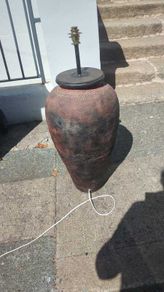 Terracotta floorstanding lamp