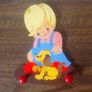 Lovely Vintage 80s Coat Rack for kids bedroom Image 2
