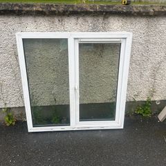 Triple glazing white colour window size 1190mm high x 1210 mm wide very good condition