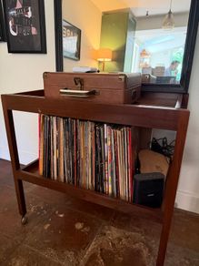 Mid-century modern bar cart