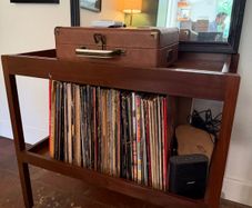 Mid-century modern bar cart