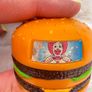 McDonalds Happy Meal Wind Up Toy Tricky Trackers 1995 Big Mac approx. 3 cm. Used Please see photos Image 3