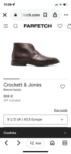 Crockett and jones dress boots