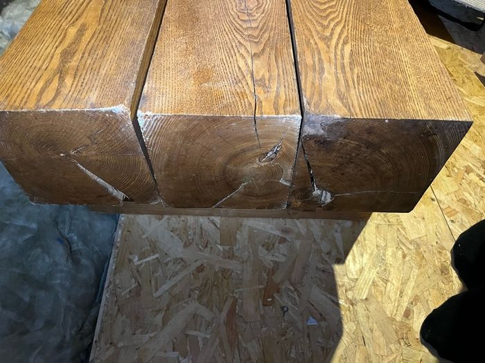 Solid Wood Rustic Coffee Table