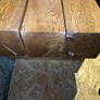 Solid Wood Rustic Coffee Table Image 5