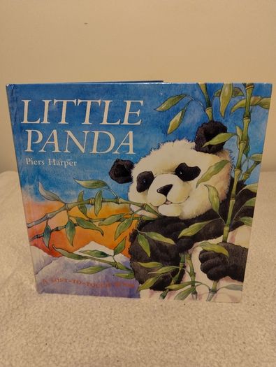 Little Panda, A Soft To Touch large Hardback Book