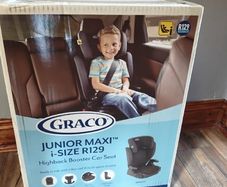 car seat high back booster car seat . Unopened