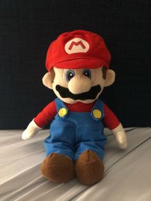 Rare gosh UK Mario party 5 medium Mario plush SML