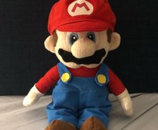Rare gosh UK Mario party 5 medium Mario plush SML