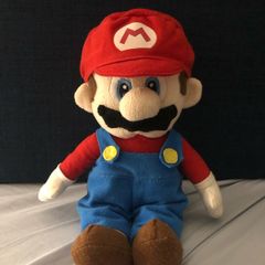 Rare gosh UK Mario party 5 medium Mario plush SML