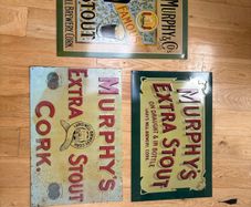 Tin pub signs
