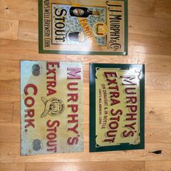 Tin pub signs