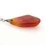 Vintage 925 Sterling Silver & Carnelian Necklace Image 6