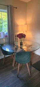 Round Glass Dining Table