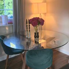 Round Glass Dining Table