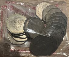 Irish 50p coins (20)