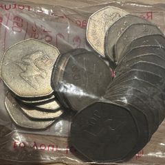 Irish 50p coins (20)