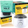 Professional Waxing Kit with Wax Heater, Hard Wax Beads 500g, Spatulas - Stripless Depilatory Waxing Pellets Solid Film Beans No Strip Needed MULTIPLE SCENTS AVAILABLE, SEE PHOTOS (FREE POSTAGE) Image 2