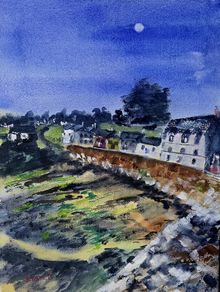 Robert's cove cork watercolour