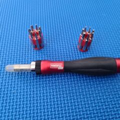 Powerfix 15 Piece Ratchet Precision Screwdriver & Bit Set