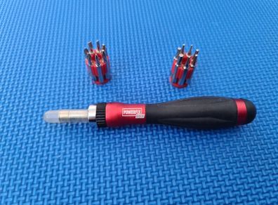 Powerfix 15 Piece Ratchet Precision Screwdriver & Bit Set