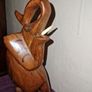 Large hand carved wooden Indian Elephant Image 6