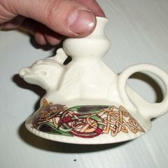 Candlestick Irish Porcelain Vintage