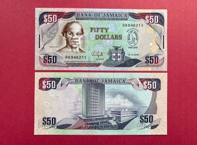 Jamaica  50 Dollars  1960 - 2010  Commemorative Issue  ( Uncirculated )