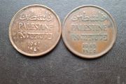 Palestine. 2 coins (1941-1945)