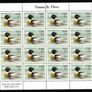 2004 Ireland Fauna and Flora (Native Ducks) Commemorative Stamps Sheetlet Plate 1A1A1A1A Mint Never Hinged (MNH) Image 4