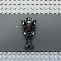 lego star wars sw0092 Super Battle Droid minifigure - Pearl Dark Gray, Wide Head