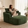 Softy Compressed Indoor Lounge Sofa Chair - Green Image 2