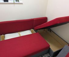 corner sofa with storage