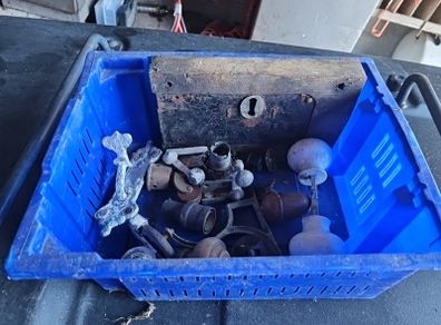 Antique Lock lot etc