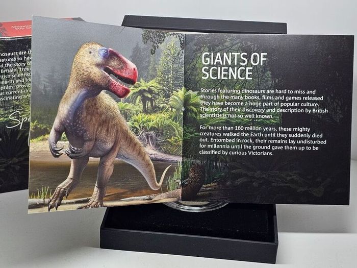 Royal Mint 2020 50p Silver Proof Dinosauria Collection Magalozaurus