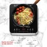 Portable Induction Hob 2000W With Fast Warm-Up Mode, Single Induction Cooker With 10-Level Power and Temperature Control, Electric Hot Plate With Child Lock, 4-Hour Timer Image 2