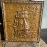 Brass fire screen / turf box Image 7