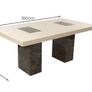 Strasbourg Marble Table and chairs set Image 4