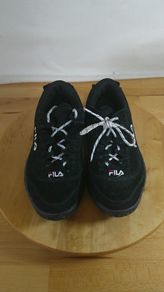 FILA Womens Disruptor Low Top Black Suede Sneakers Euro 39.5 UK \ Ire 6 Chunky Y2K