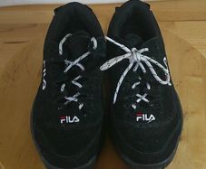 FILA Womens Disruptor Low Top Black Suede Sneakers Euro 39.5 UK \ Ire 6 Chunky Y2K